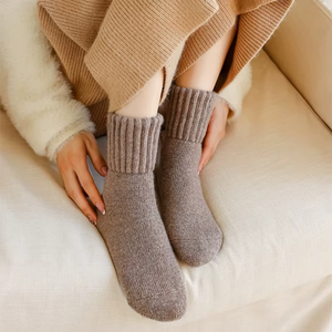 The Knitted Fleece Socks - 5 Pack