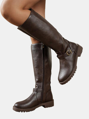 NordiCozy | Comfortable Low Heel Leather Boots